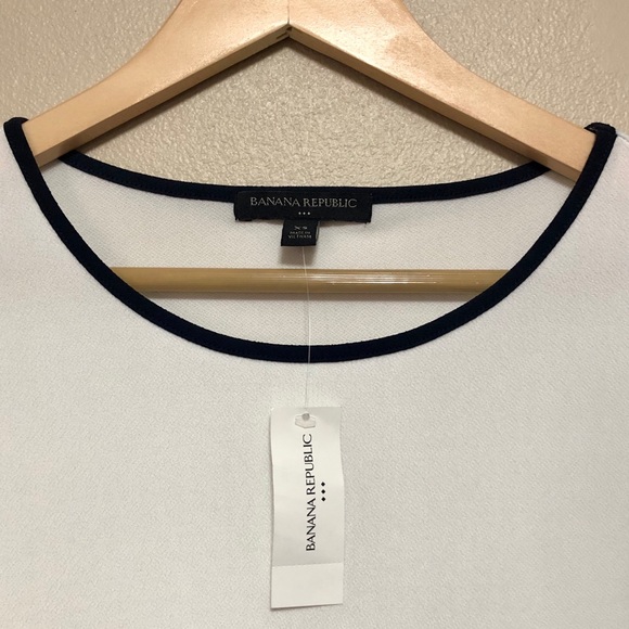 Banana Republic Sailor Bow Short Sleeve Top - Picture 5 of 6